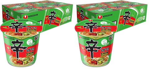 Nongshim Shin Ramyun Vegan,2.64 Ounce,(Pack of 12)