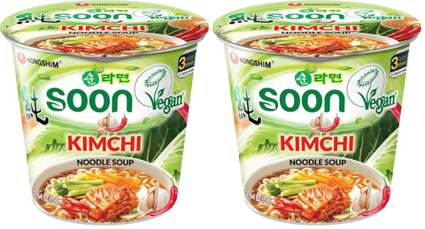Nongshim Soon Kimchi Noodle Cup,2.64 Ounce,(Pack of 12)