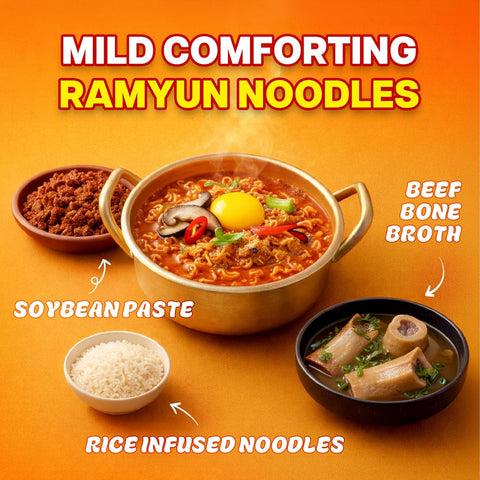Nongshim Ramen Noodles, Gourmet Instant Ramen, Premium Microwavable Noodle Soup, Ansung, 4.4 Ounce (Pack of 16)